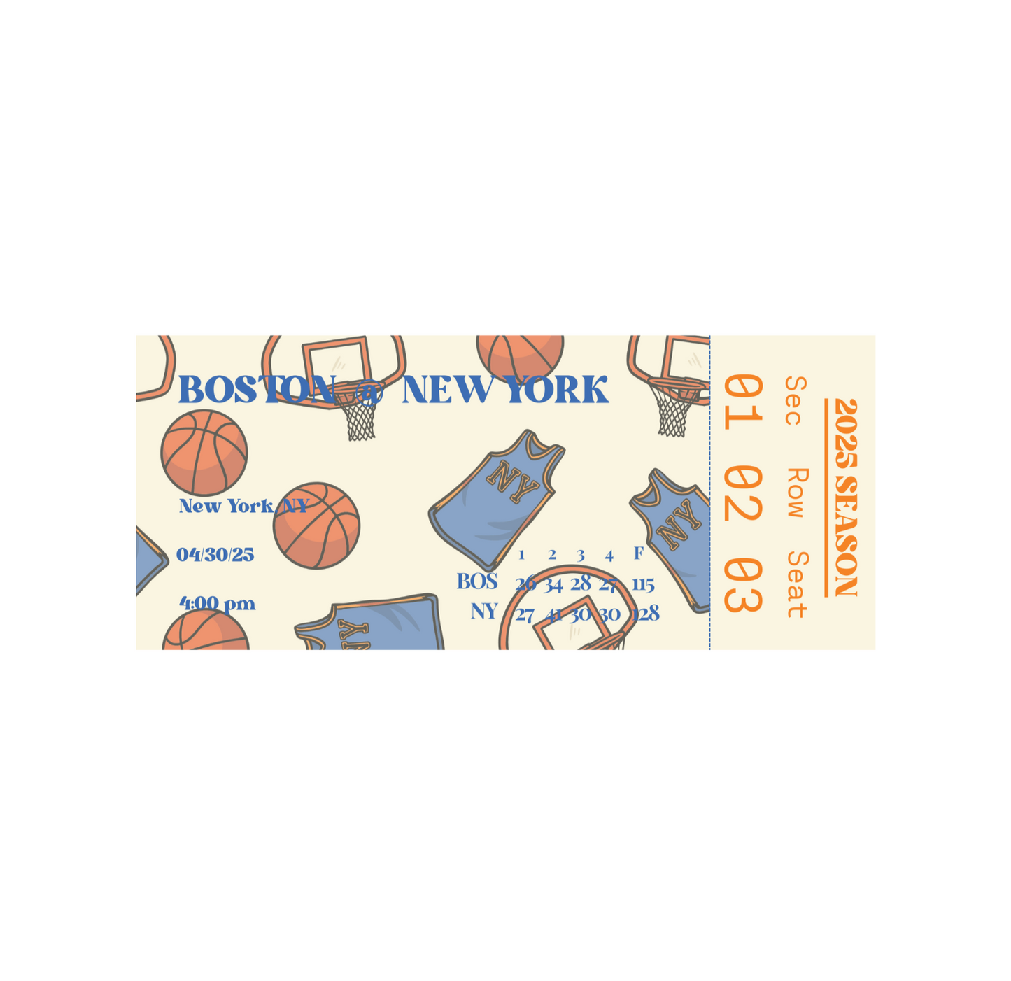 NY(K) Pattern FanStub