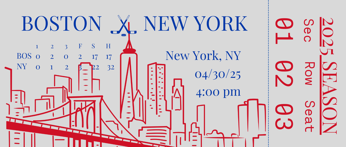 NY(R) Skyline FanStub