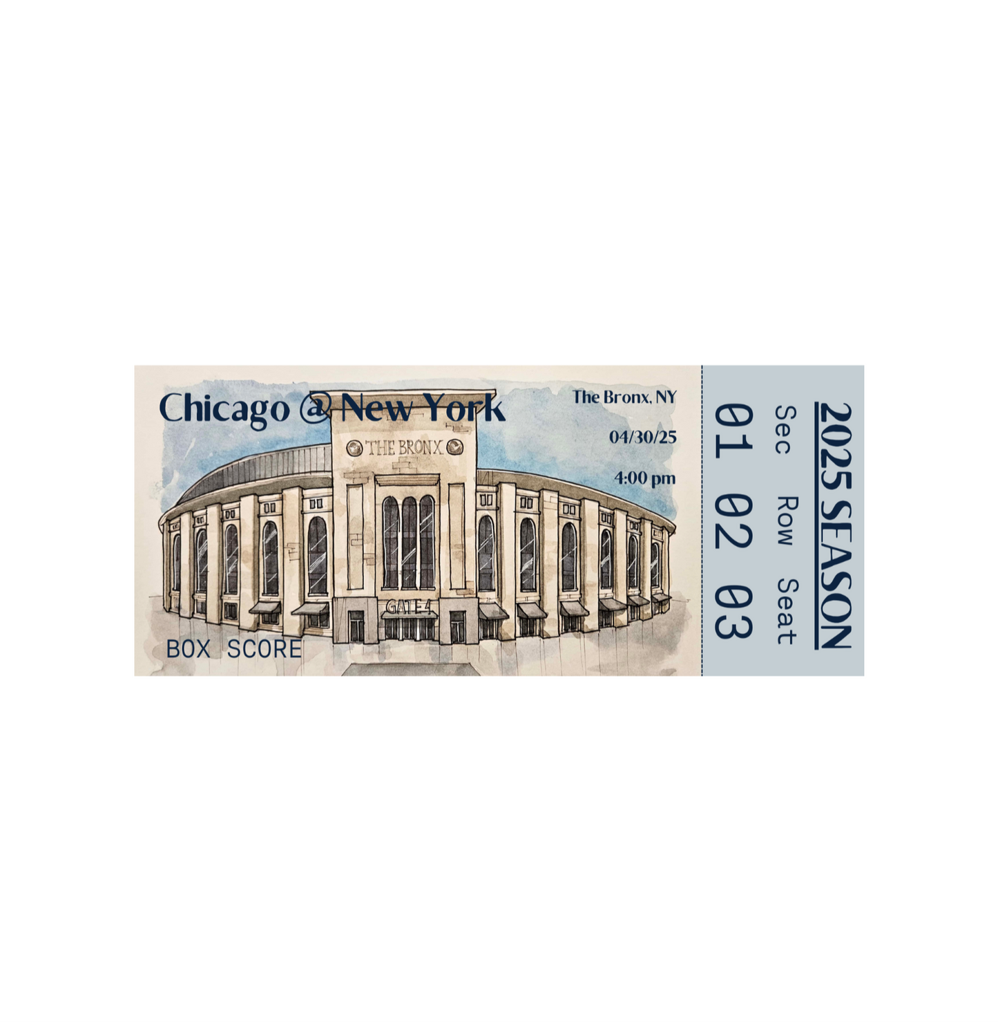 NY(Y) The Bronx FanStub