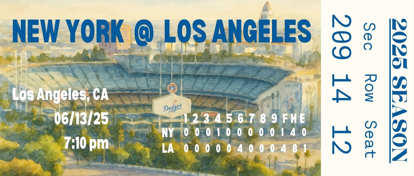 Los Angeles FanStubs