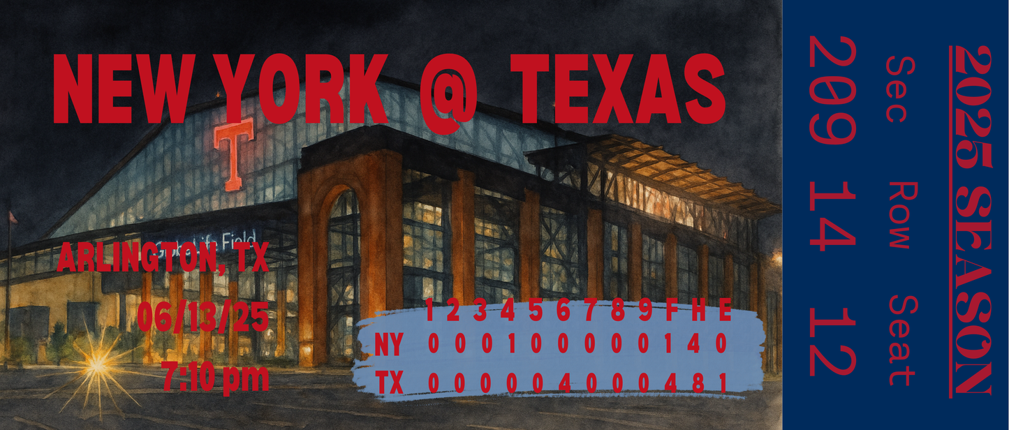 Texas FanStubs