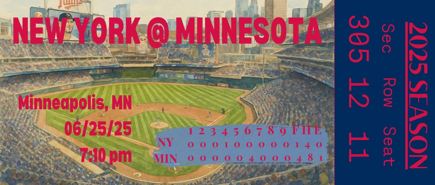 Minnesota FanStubs