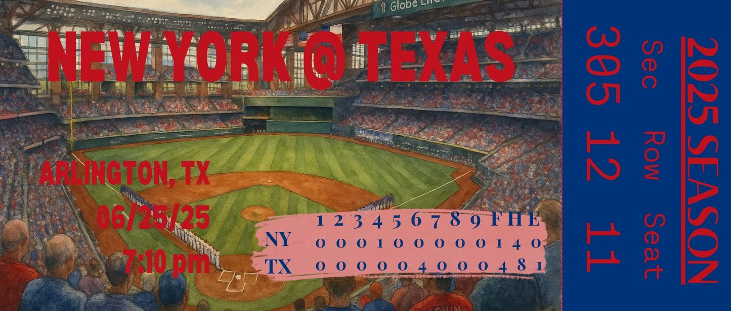 Texas FanStubs