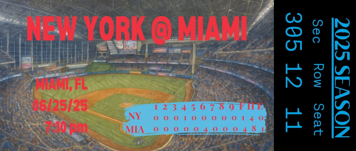 Miami FanStubs